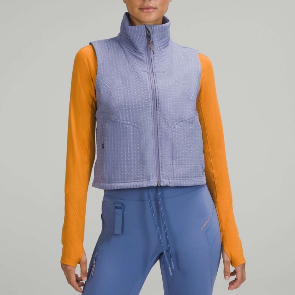 Lululemon hiking water repellent fleece vest